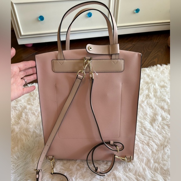 Michael Kors Blush Pink Penny Multi Commuter Backpack with laptop case - Picture 3 of 9